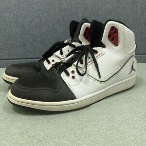 Nike Air Jordan 1 Flight 2 Premium White Black Red 640603 101 Mens Size 12